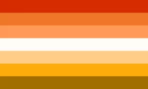 Orange Butch Lesbian Flag
