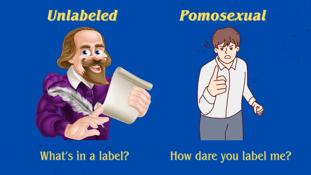 Unlabeled Vs Pomosexual